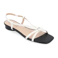 Journee Collection Womens Bridget Slingback Strap Flat Sandals