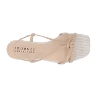 Journee Collection Womens Bridget Slingback Strap Flat Sandals