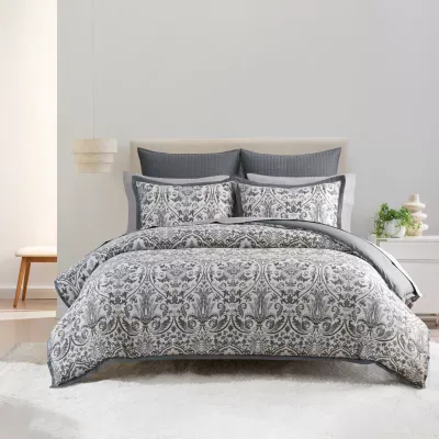 Fieldcrest Heritage Leafy Damask 3-pc. Comforter Set