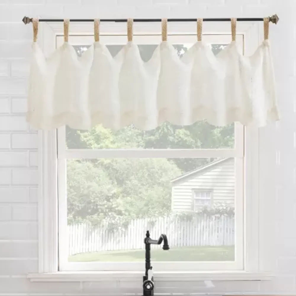 No 918 Brinley Tab Top Tailored Valance