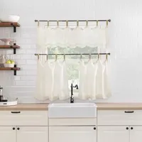 No 918 Brinley Tab Top Tailored Valance