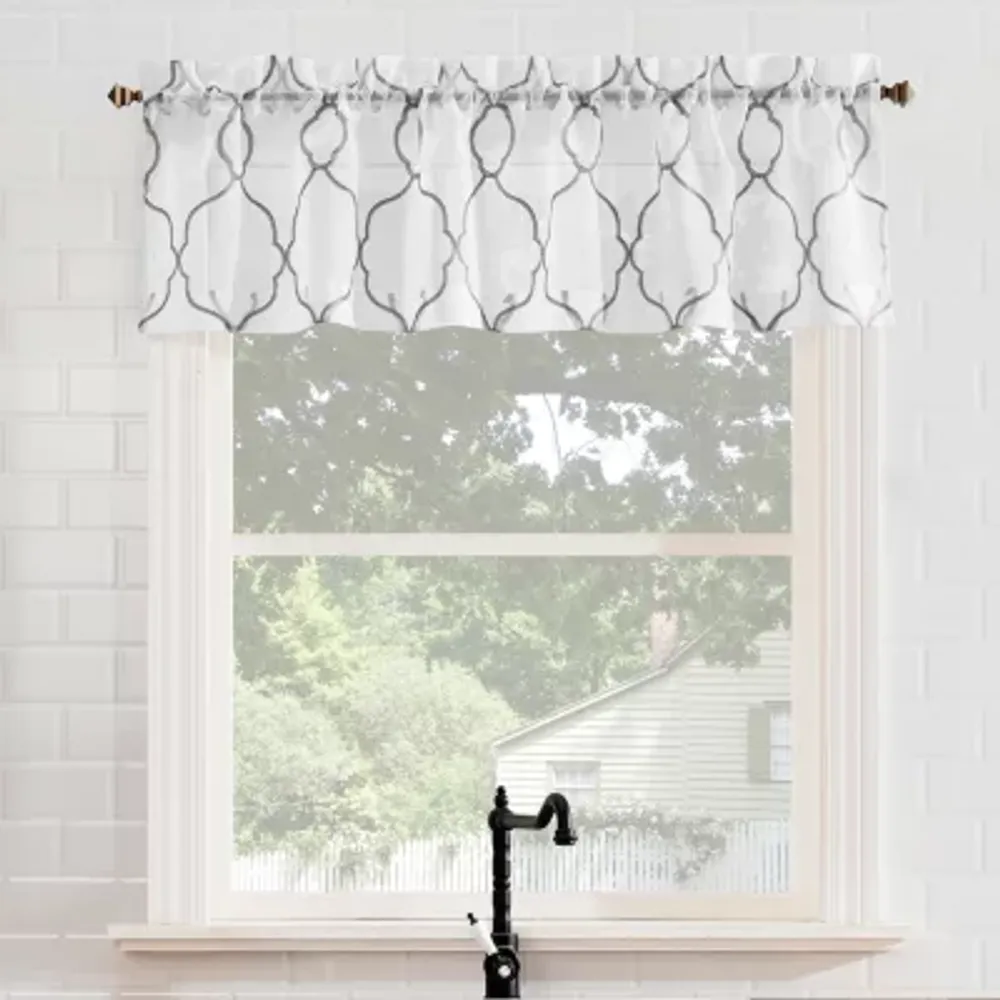 No 918 Micah Rod Pocket Tailored Valance