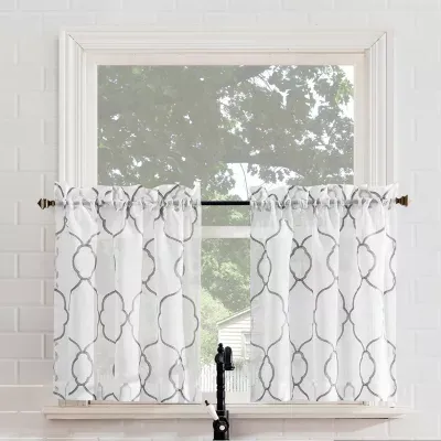 No 918 Micah 2-pc. Rod Pocket Window Tiers