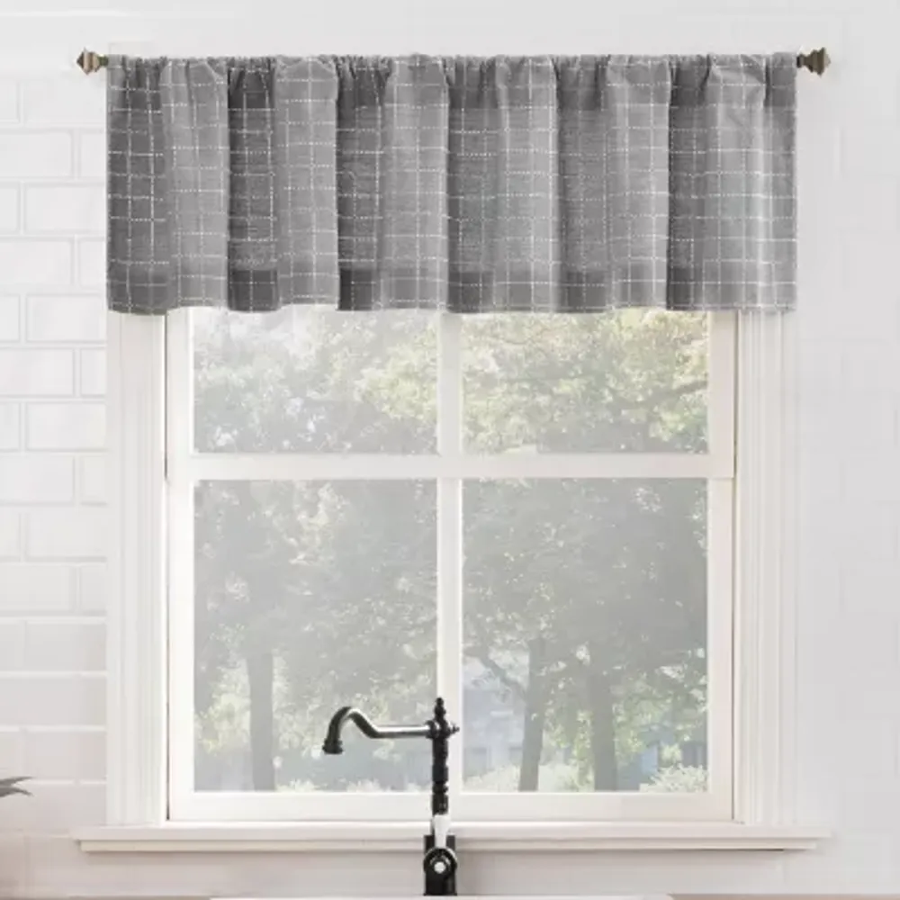 No 918 Callum Rod Pocket Tailored Valance