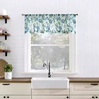 No 918 Delana 2-pc. Rod Pocket Window Tier