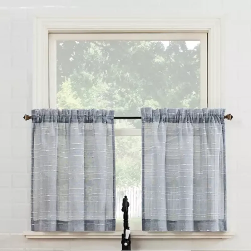 No 918 Teagan 2-pc. Rod Pocket Window Tier