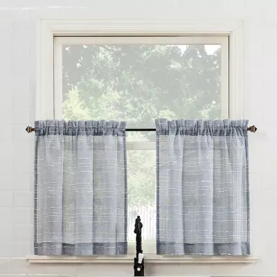 No 918 Teagan 2-pc. Rod Pocket Window Tier