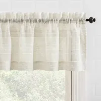 No 918 Teagan 2-pc. Rod Pocket Window Tiers