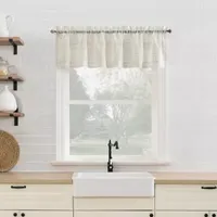 No 918 Teagan 2-pc. Rod Pocket Window Tiers