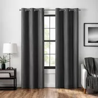 Eclipse Welwick Magnitech 100% Blackout Grommet Top Single Curtain Panel