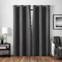 Eclipse Welwick Magnitech 100% Blackout Grommet Top Single Curtain Panel