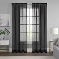 Eclipse Livia Sheer Rod Pocket Single Curtain Panel