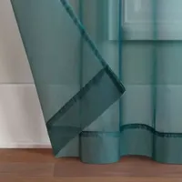 Eclipse Livia Grommet Top Sheer Single Curtain Panel