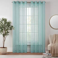 Eclipse Emina Sheer Grommet Top Single Curtain Panel