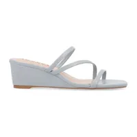 Journee Collection Womens Takarah Wedge Sandals