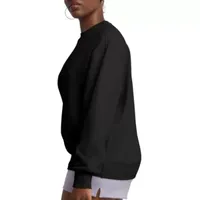 Hanes Womens Crew Neck Long Sleeve Sweatshirt