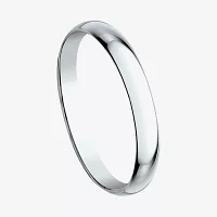 2MM 10K White Gold Wedding Band