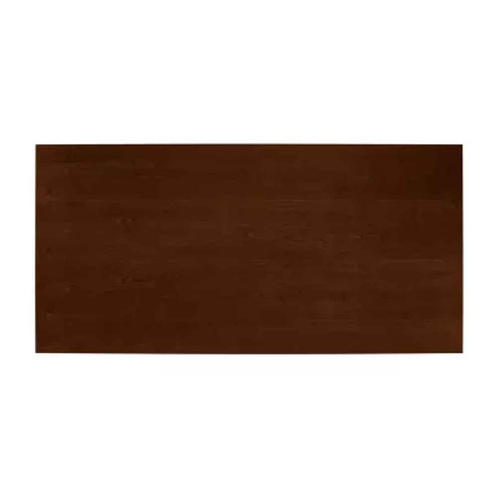 Rectangular Wood-Top Dining Table