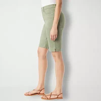 Gloria Vanderbilt® Amanda Womens Mid Rise Bermuda Short