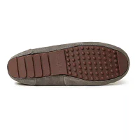 Dearfoams Fireside Victoria Genuine Shearling Womens Moccasin Slippers