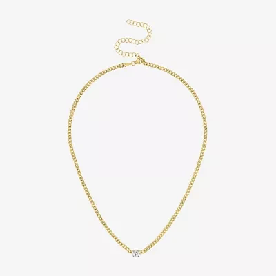 Diamond Addiction (G-H / Si2-I1) Womens 1/ CT. T.W. Lab Grown White 10K Gold Pendant Necklace