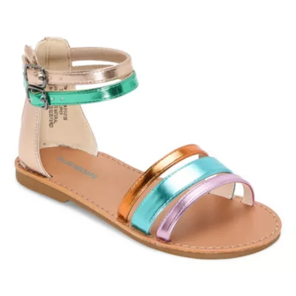 Thereabouts Little & Big Girls Addison Ankle Strap Gladiator Sandals