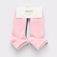 Mixit Cotton Modal 6 Pair Low Cut Socks Womens