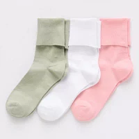 Mixit Everyday Essential 3 Pair Turncuff Socks Womens
