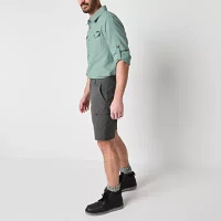 Free Country Mens Mid Rise Stretch Fabric Cargo Short