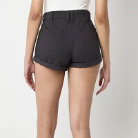 Arizona Womens Low Rise Shortie Short-Juniors