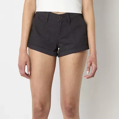Arizona Womens Low Rise Shortie Short-Juniors