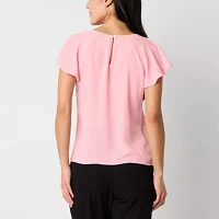 Worthington Petite Womens Perfect Blouse