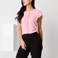 Worthington Petite Womens Perfect Blouse