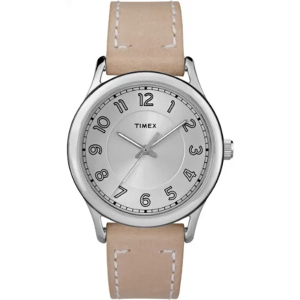 Timex Heritage Mens Brown Leather Strap Watch Tw2r23200jt | Plaza Las  Americas