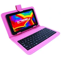 LINSAY 7" Quad-Core 2GB RAM 16GB Android 9.0 Pie Tablet with Keyboard Case