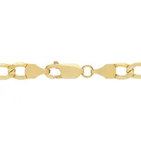 14K Gold 20 - 24 Inch Hollow Figaro Chain Necklace