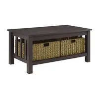 Mission Style Storage Coffee Table