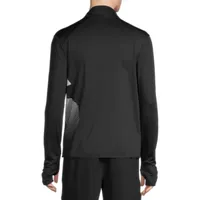 Sports Illustrated Mens Long Sleeve Quarter-Zip Pullover