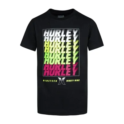 Hurley Big Boys Round Neck Short Sleeve Graphic T-Shirt