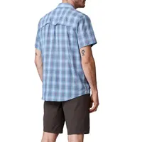 Free Country Mens Short Sleeve Button-Down Shirt