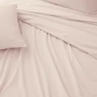 Linery Cotton Solid Flannel Wrinkle Resistant Sheet Set