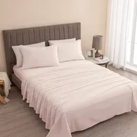 Linery Cotton Solid Flannel Wrinkle Resistant Sheet Set