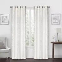 Regal Home Gilmore Grommet Top Energy Saving Light-Filtering Set of 2 Curtain Panel