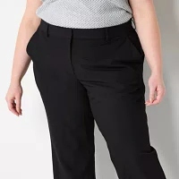 Worthington Plus Womens Modern Curvy Trouser