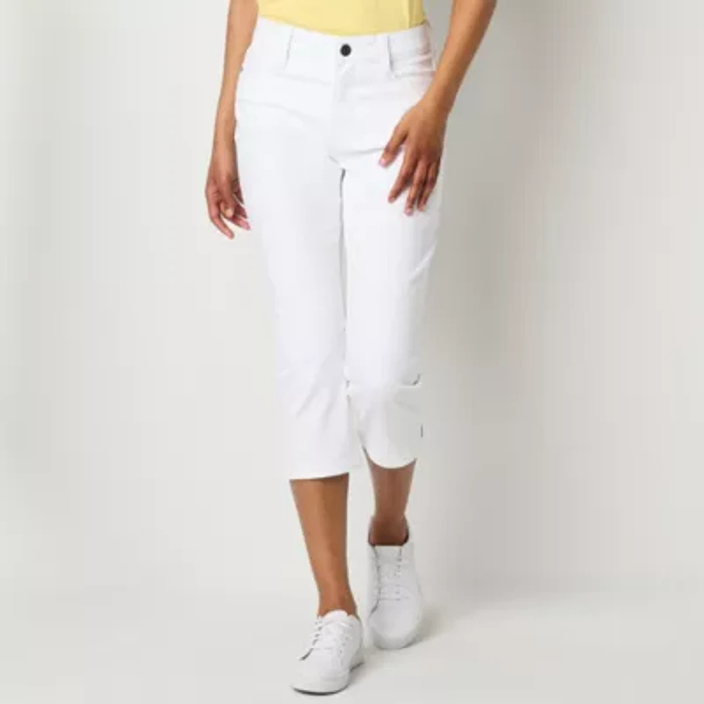 St. John's Bay Mid Rise Tall Capri Pants