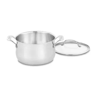 Cuisinart Contour Stainless Steel 5-qt. Dutch Oven with Lid