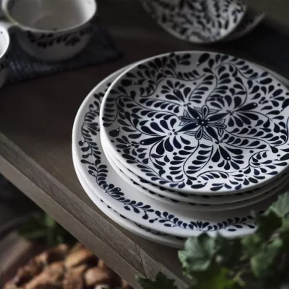 Tabletops Unlimited Carmine 4-pc. Stoneware Salad Plate