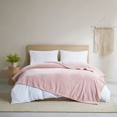 Clean Spaces Antimicrobial Treated Plush Blanket