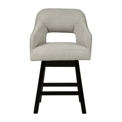 Signature Design by Ashley® Tallenger 2-pc. Counter Height Upholstered Swivel Bar Stool