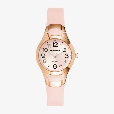 Armitron Womens Pink Strap Watch 25/6418rgp